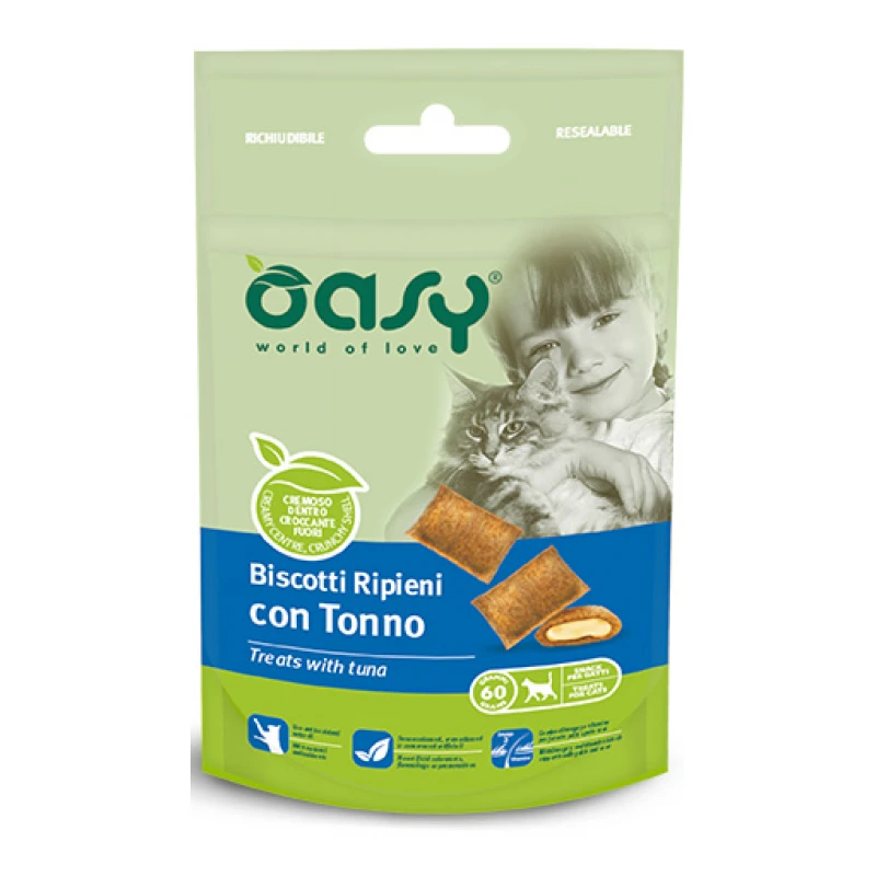 Λιχουδιές Γάτας Oasy Treats with Tuna 60gr ΓΑΤΕΣ