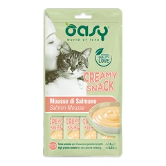 Μους Γάτας Oasy Treats Creamy Snack Salmon 4x15gr