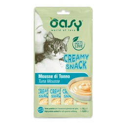 Μους Γάτας Oasy Treats Creamy Snack Tuna 4x15gr