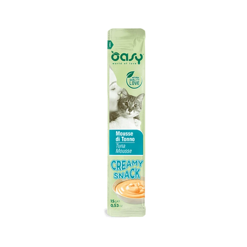 Μους Γάτας Oasy Treats Creamy Snack Tuna 4x15gr ΓΑΤΕΣ