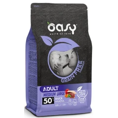 Oasy Dry Dog Grain Free Adult Medium - Large Duck 2,5kg Oasy Dry Dog Grain Free Adult Medium - Large Duck 2,5kg