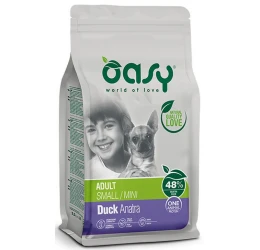 Oasy Dry Dog One Animal Protein Adult Small - Mini Duck 2,5kg Oasy Dry Dog One Animal Protein Adult Small - Mini Duck 2,5kg