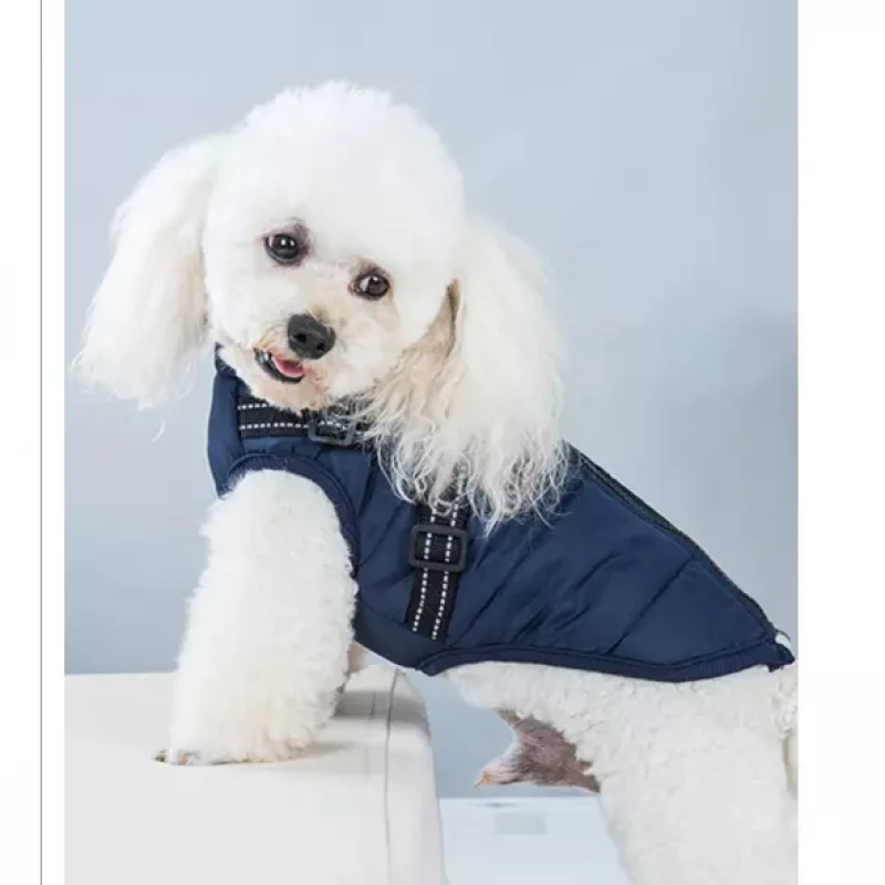 Μπουφανάκι Σκύλου Αδιάβροχο Fashion Sport 3XLarge 45cm Μπλε ΣΚΥΛΟΙ