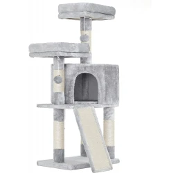 Γατόδεντρο - Ονυχοδρόμιο BigJoy Light Grey 50x35x115cm Γατόδεντρο - Ονυχοδρόμιο BigJoy Light Grey 50x35x115cm