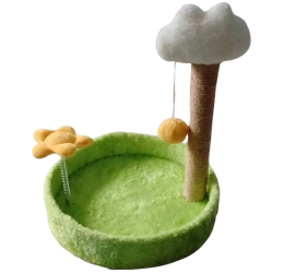 Γατόδεντρο, Ονυχοδρόμιο White Cloud 30x30x35cm Πράσινο Γατόδεντρο, Ονυχοδρόμιο White Cloud 30x30x35cm Πράσινο