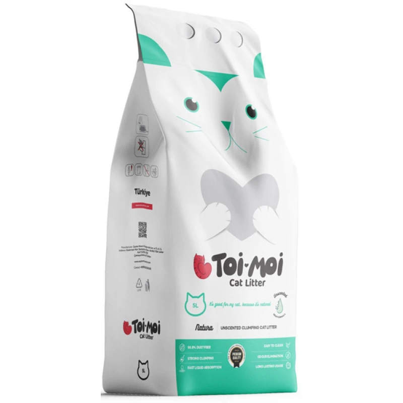 Άμμος Γάτας Toi Moi Natura Unscented Clumping Cat Litter 5kg Γάτες Άμμος Γάτας Toi Moi Natura Unscented Clumping Cat Litter 5kg Γάτες