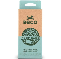 Ανακυκλωμένα Σακουλάκια Περιττωμάτων Beco (4x15τμχ) με Άρωμα Μέντας