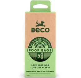 Ανακυκλωμένα Σακουλάκια Περιττωμάτων Beco (8x15τμχ) Χωρίς Άρωμα