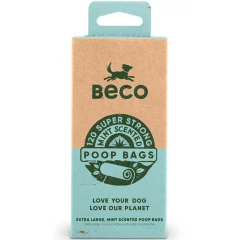 Ανακυκλωμένα Σακουλάκια Περιττωμάτων Beco (8x15τμχ) με Άρωμα Μέντας