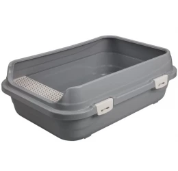 Ανοιχτή Λεκάνη - Τουαλέτα Γάτας Nala 66x46x22cm Γκρι