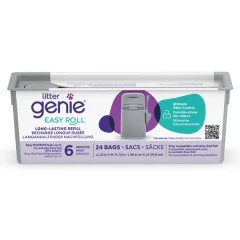 Ανταλλακτικές Σακούλες για Κάδος Απορριμμάτων Γάτας LitterGenie Easy Roll 24τμχ