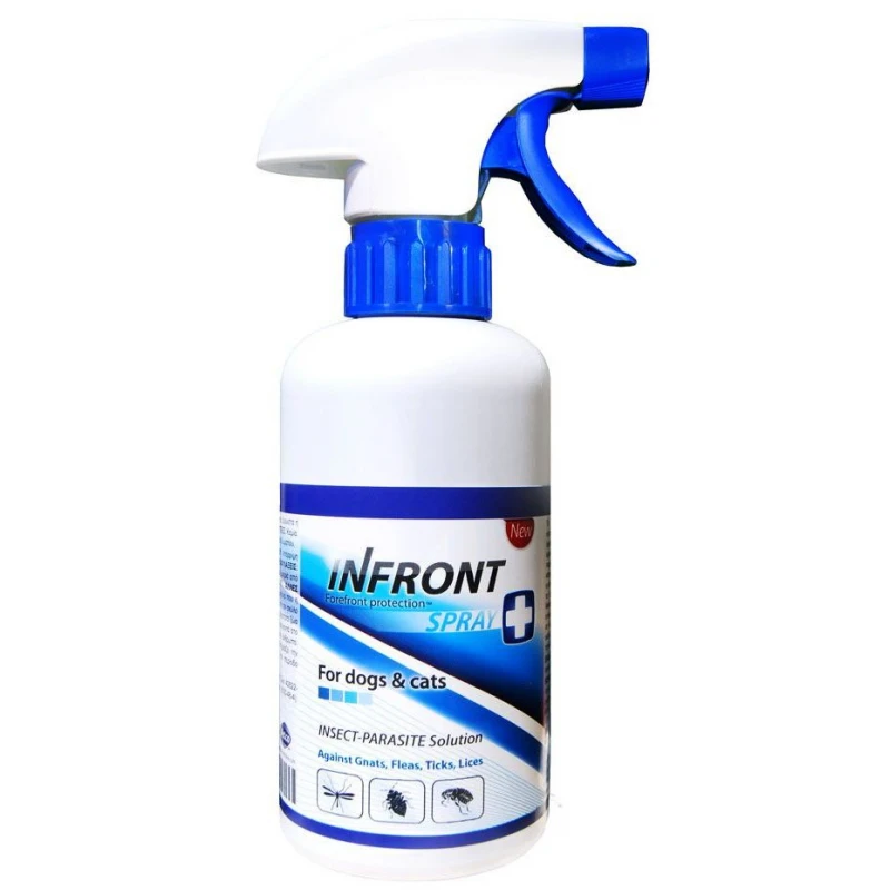 Αντιπαρασιτικό Spray Infront 375ml για Σκύλους και Γάτες ΣΚΥΛΟΙ