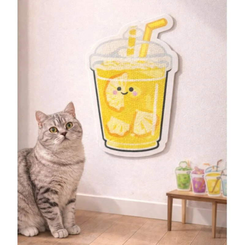 Αυτοκόλλητο Ονυχοδρόμιο για Επιφάνειες Drunk But Happy Pineapple 50x80cm Γάτες