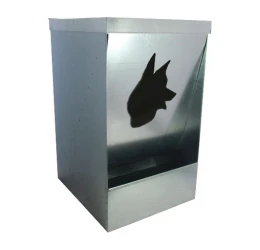 Αυτόματη Μεταλλική Ταΐστρα Σκύλου με Προστατευτικό Πορτάκι έως 20kg