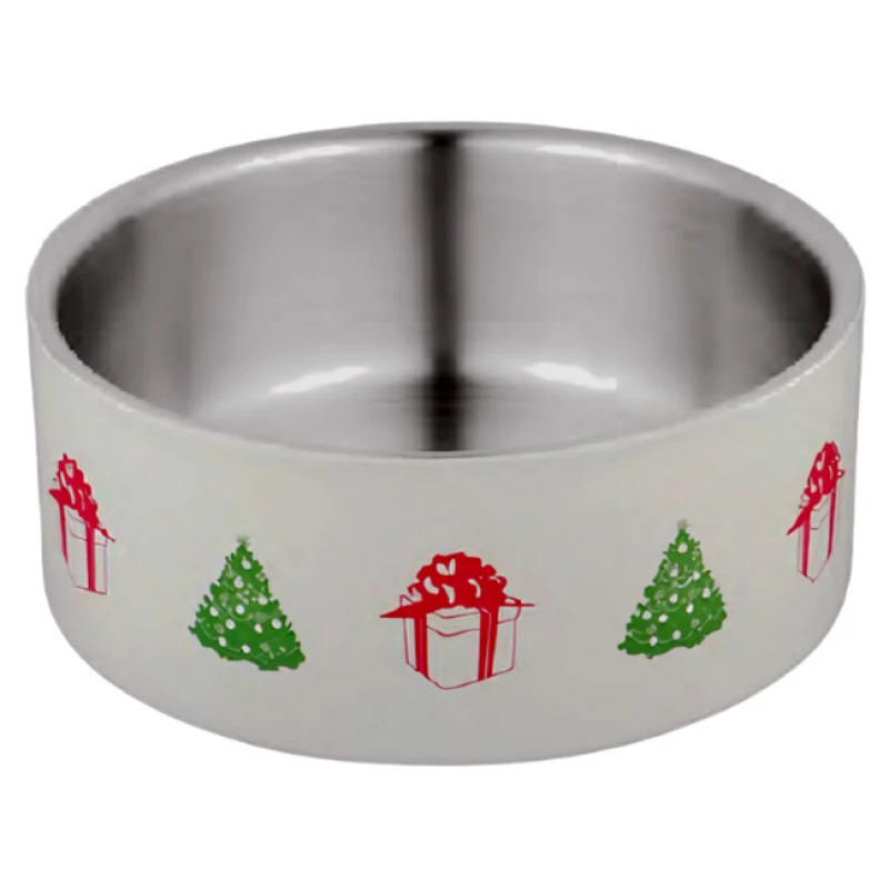 Χριστουγεννιάτικο Μπολ Σκύλου και Γάτας Μπολ µε Διπλό Τοίχωµα 16cm Λευκό Σκύλοι Χριστουγεννιάτικο Μπολ Σκύλου και Γάτας Μπολ µε Διπλό Τοίχωµα 16cm Λευκό Σκύλοι