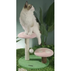 Γατόδεντρο, Ονυχοδρόμιο Pink Mushrooms 40x39x49cm Ροζ Γατόδεντρο, Ονυχοδρόμιο Pink Mushrooms 40x39x49cm Ροζ
