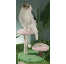 Γατόδεντρο, Ονυχοδρόμιο Pink Mushrooms 40x39x49cm Ροζ