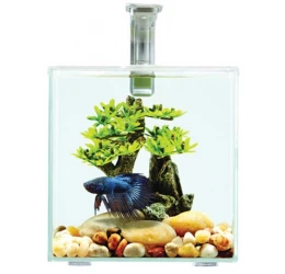 Ενυδρείο Resun 14x14x15cm 1,8L Ενυδρείο Resun 14x14x15cm 1,8L