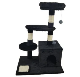 Γατόδεντρο, Ονυχοδρόμιο CTBL7 60x40x84cm Black Γατόδεντρο, Ονυχοδρόμιο CTBL7 60x40x84cm Black