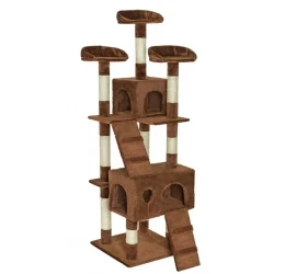 Γατόδεντρο, Ονυχοδρόμιο CTBR4 60x50x185cm Brown Γατόδεντρο, Ονυχοδρόμιο CTBR4 60x50x185cm Brown