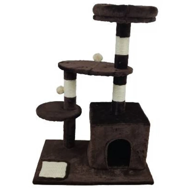 Γατόδεντρο, Ονυχοδρόμιο CTDBR7 60x40x84cm Dark Brown Γάτες Γατόδεντρο, Ονυχοδρόμιο CTDBR7 60x40x84cm Dark Brown Γάτες