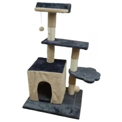 Γατόδεντρο, Ονυχοδρόμιο CTDGB3 50x40x85cm Dark Grey Beige Γατόδεντρο, Ονυχοδρόμιο CTDGB3 50x40x85cm Dark Grey Beige