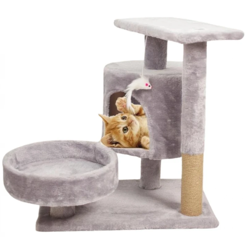 Γατόδεντρο, Ονυχοδρόμιο CTG1 50x30x53cm Grey Γάτες Γατόδεντρο, Ονυχοδρόμιο CTG1 50x30x53cm Grey Γάτες