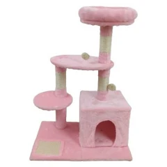 Γατόδεντρο, Ονυχοδρόμιο CTP7 60x40x84cm Pink Γατόδεντρο, Ονυχοδρόμιο CTP7 60x40x84cm Pink