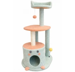 Γατόδεντρο - Ονυχοδρόμιο Fuzzy Paws Hotel 50x40x85cm