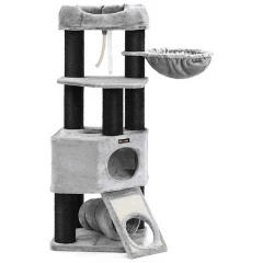 Γατόδεντρο - Ονυχοδρόμιο Γάτας Feandrea Climbing tree 50x50x141cm Γκρι Γατόδεντρο - Ονυχοδρόμιο Γάτας Feandrea Climbing tree 50x50x141cm Γκρι