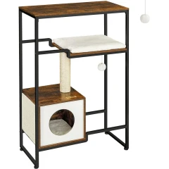 Γατόδεντρο - Ονυχοδρόμιο Γάτας - Έπιπλο Feandrea Cat Scratching Post 2 σε 1 Καφέ 74cm Γατόδεντρο - Ονυχοδρόμιο Γάτας - Έπιπλο Feandrea Cat Scratching Post 2 σε 1 Καφέ 74cm