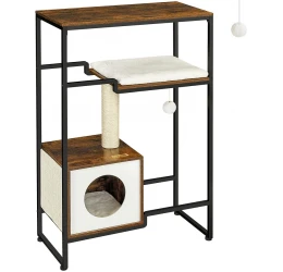 Γατόδεντρο - Ονυχοδρόμιο Γάτας - Έπιπλο Feandrea Cat Scratching Post 2 σε 1 Καφέ 74cm Γατόδεντρο - Ονυχοδρόμιο Γάτας - Έπιπλο Feandrea Cat Scratching Post 2 σε 1 Καφέ 74cm