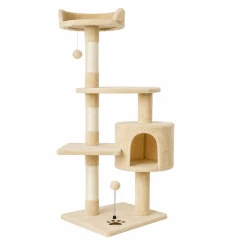 Γατόδεντρο - Ονυχοδρόμιο Purrfect Perch Cat Tree 40x40x116cm Μπεζ