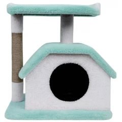 Γατόδεντρο - Ονυχοδρόμιο Singapore Cat Tree 40x35x85cm Τιρκουάζ