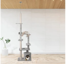 Γατόδεντρο - Ονυχοδρόμιο Your Cats Secret Place 60x40x216-246cm