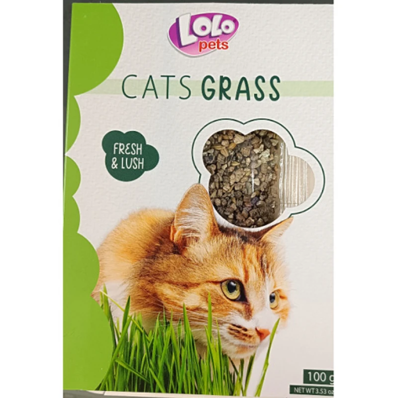 Γρασίδι για Γάτες Lolo Pets 100gr Γάτες