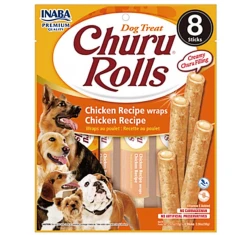Λιχουδιές Churu Dog Rolls Chicken 8 x 12gr Λιχουδιές Churu Dog Rolls Chicken 8 x 12gr