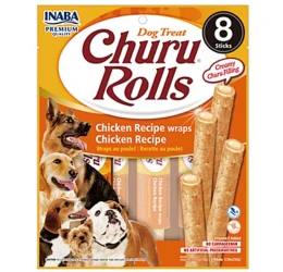 Λιχουδιές Churu Dog Rolls Chicken 8 x 12gr