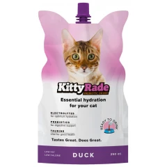 Ισοτονικό Πρεβιοτικό Συμπλήρωμα για Γάτες KittyRade Duck 250ml  Ισοτονικό Πρεβιοτικό Συμπλήρωμα για Γάτες KittyRade Duck 250ml