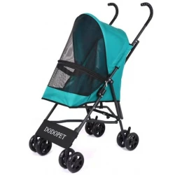 Καρότσι μεταφοράς Σκύλου ή Γάτας με 4 ρόδες 40x29x53cm Πράσινο Καρότσι μεταφοράς Σκύλου ή Γάτας με 4 ρόδες 40x29x53cm Πράσινο