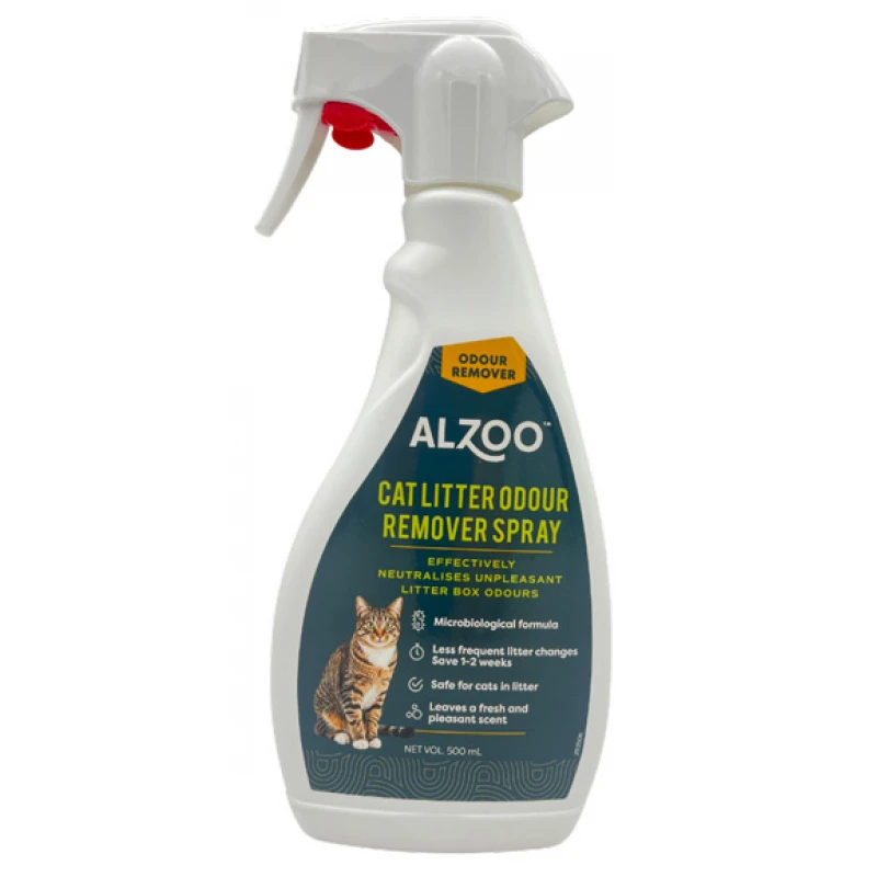 Καθαριστικό Alzoo Cat Litter Odour Remover Spray 500 ml Γάτες Καθαριστικό Alzoo Cat Litter Odour Remover Spray 500 ml Γάτες