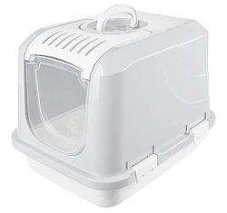 Κλειστή Λεκάνη - Τουαλέτα Γάτας Alice Lux 50x37x38,5cm Λευκό