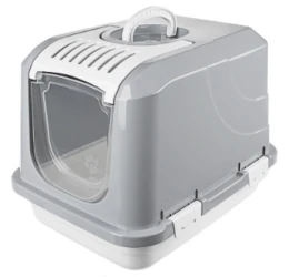 Κλειστή Λεκάνη - Τουαλέτα Γάτας Alice Lux 50x37x38,5cm Γκρι Κλειστή Λεκάνη - Τουαλέτα Γάτας Alice Lux 50x37x38,5cm Γκρι