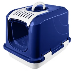 Κλειστή Λεκάνη - Τουαλέτα Γάτας Bagheera 66x46x46cm Μπλε