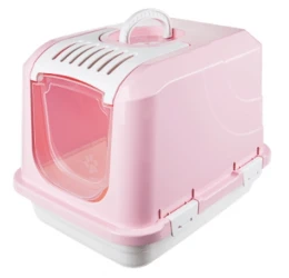 Κλειστή Λεκάνη - Τουαλέτα Γάτας Bagheera 66x46x46cm Ροζ Κλειστή Λεκάνη - Τουαλέτα Γάτας Bagheera 66x46x46cm Ροζ
