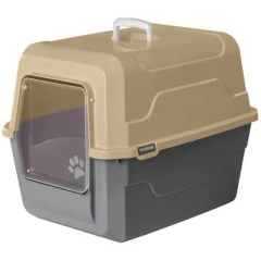 Κλειστή Λεκάνη - Τουαλέτα Γάτας Catbus 52x37x48cm Μπεζ Κλειστή Λεκάνη - Τουαλέτα Γάτας Catbus 52x37x48cm Μπεζ