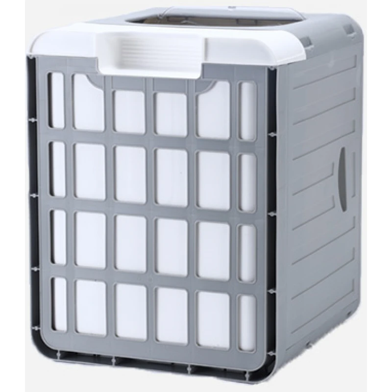 Κλειστή Λεκάνη - Τουαλέτα Γάτας Mr Stinky Foldable Litter Box 49x39,2x38,3cm Γκρι Γάτες