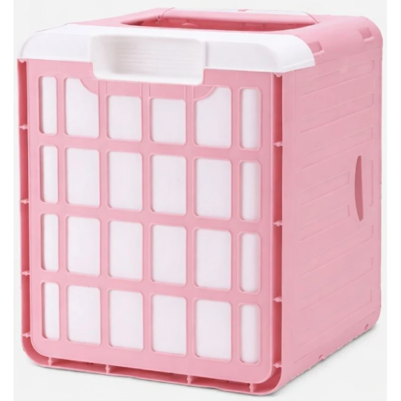 Κλειστή Λεκάνη - Τουαλέτα Γάτας Mr Stinky Foldable Litter Box 49x39.2x38.3cm Ροζ Γάτες