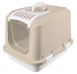 Κλειστή Λεκάνη - Τουαλέτα Γάτας Snowball 58x42x42cm Μπεζ Κλειστή Λεκάνη - Τουαλέτα Γάτας Snowball 58x42x42cm Μπεζ