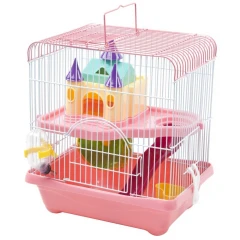 Κλουβί για Χάμστερ Miss Bianca Hamster Cage No1 MB-HC1 27,8x20,5x31cm Pink Κλουβί για Χάμστερ Miss Bianca Hamster Cage No1 MB-HC1 27,8x20,5x31cm Pink